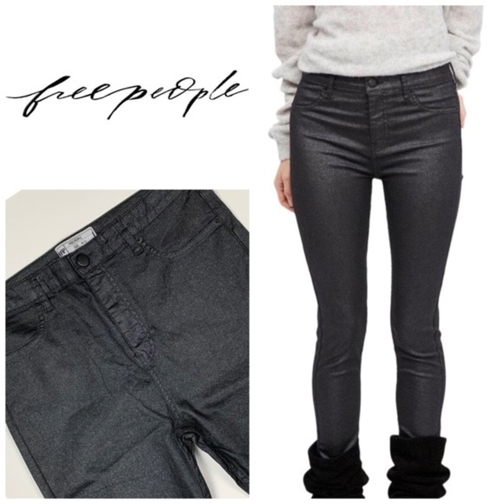 Black Free People Sparkle Pants